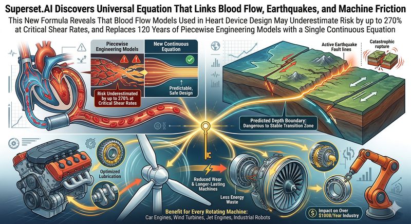 One Equation Governs Earthquakes, Blood Flow, and Bridge Failures